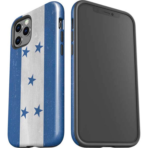 Honduras Flag Distressed iPhone 12 Pro Impact Case